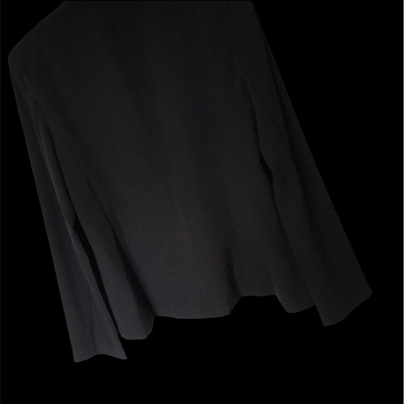 Joe B Elegant Black open front Blazer Sz XL - Picture 4 of 15
